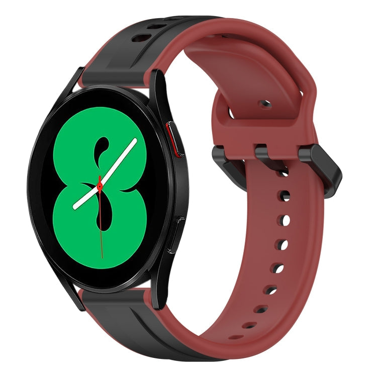 20mm Convex Loop Two-Color Silicone Watch Band, Series 5-Reluova