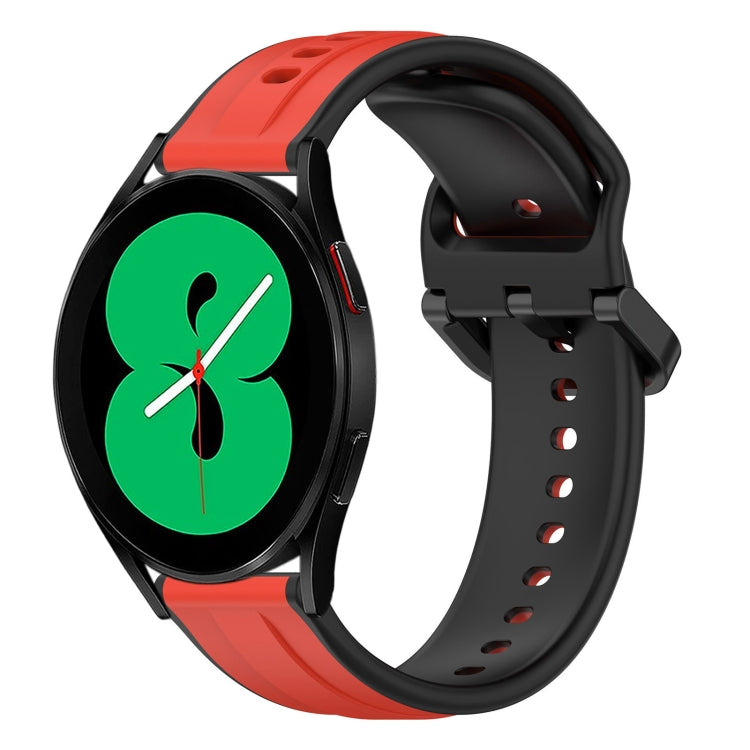 20mm Convex Loop Two-Color Silicone Watch Band, Series 5-Reluova