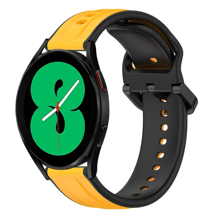 20mm Convex Loop Two-Color Silicone Watch Band, Series 5-Reluova