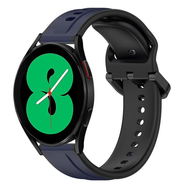 20mm Convex Loop Two-Color Silicone Watch Band, Series 5-Reluova