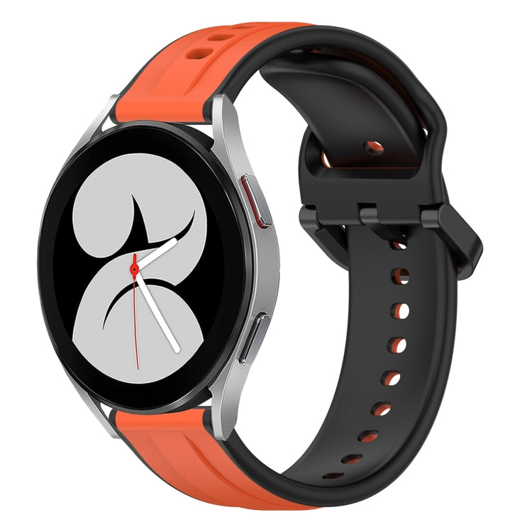 20mm Convex Loop Two-Color Silicone Watch Band, Series 4-Reluova