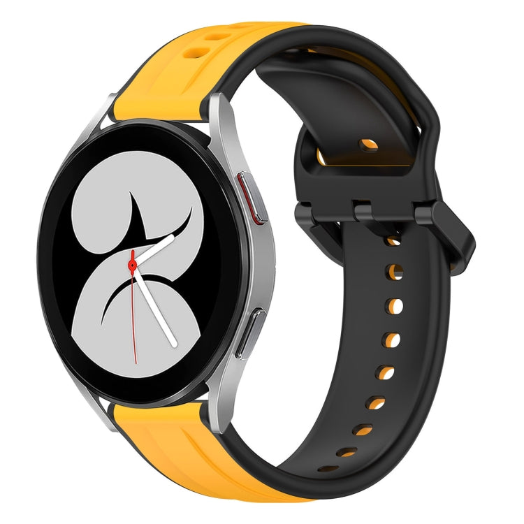 20mm Convex Loop Two-Color Silicone Watch Band, Series 4-Reluova