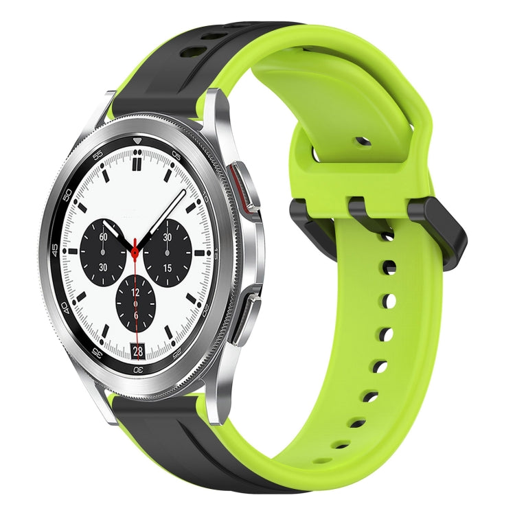 20mm Convex Loop Two-Color Silicone Watch Band, Series 3-Reluova