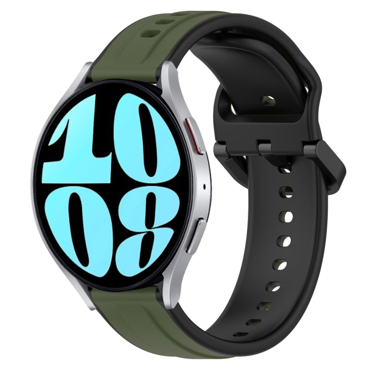 20mm Convex Loop Two-Color Silicone Watch Band, Series 5-Reluova