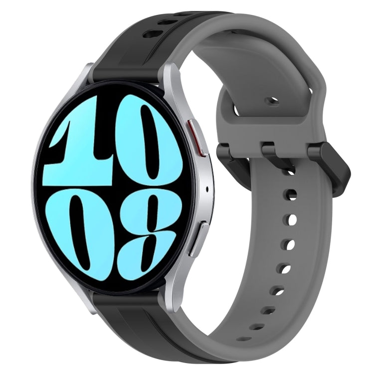 20mm Convex Loop Two-Color Silicone Watch Band, Series 5-Reluova