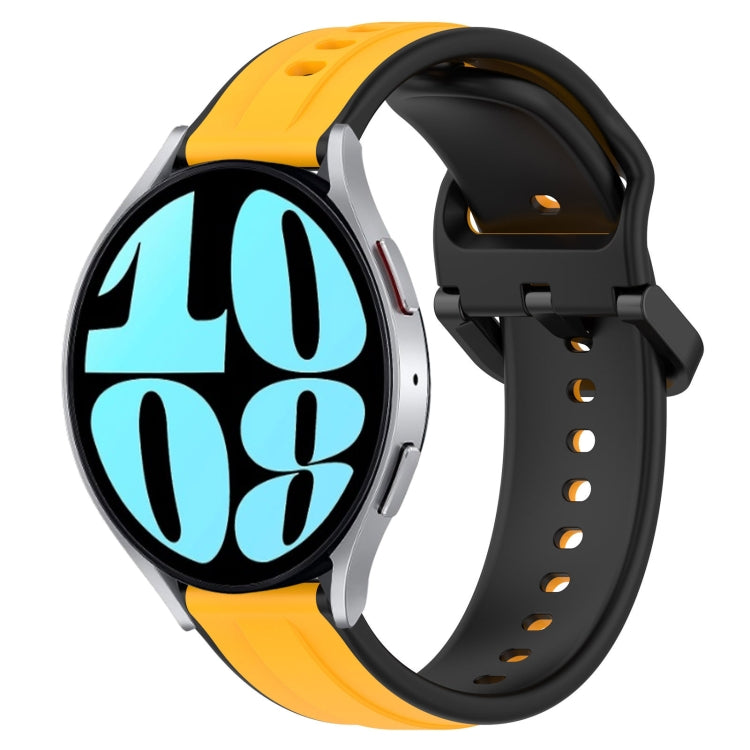 20mm Convex Loop Two-Color Silicone Watch Band, Series 5-Reluova