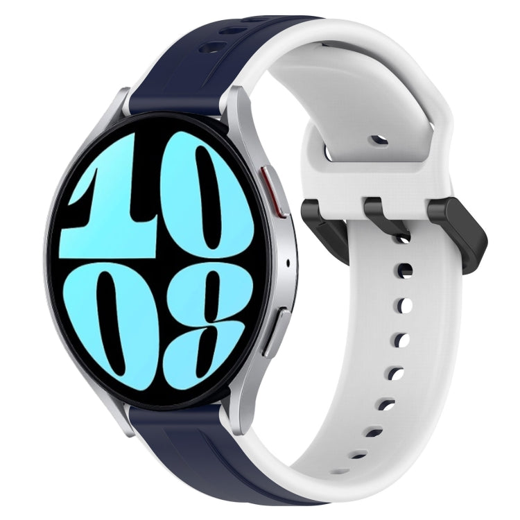 20mm Convex Loop Two-Color Silicone Watch Band, Series 5-Reluova