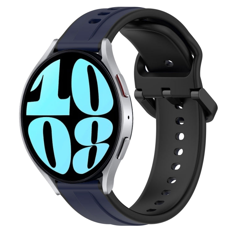 20mm Convex Loop Two-Color Silicone Watch Band, Series 5-Reluova