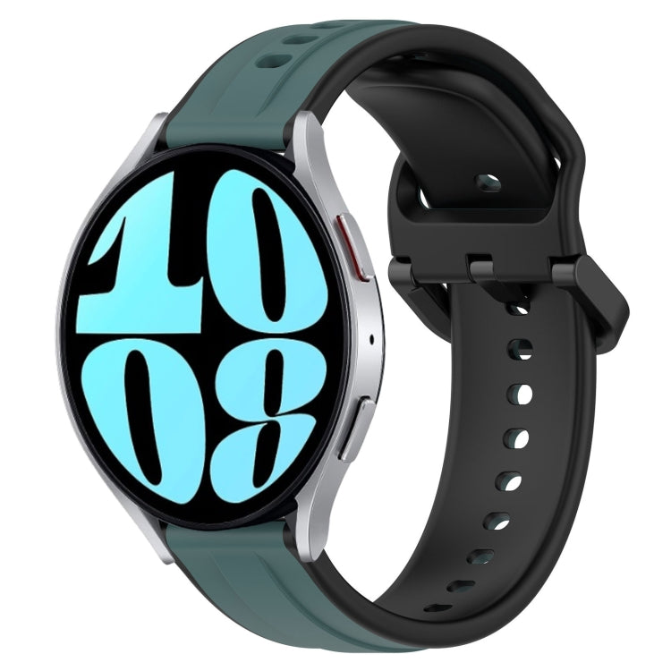 20mm Convex Loop Two-Color Silicone Watch Band, Series 6-Reluova