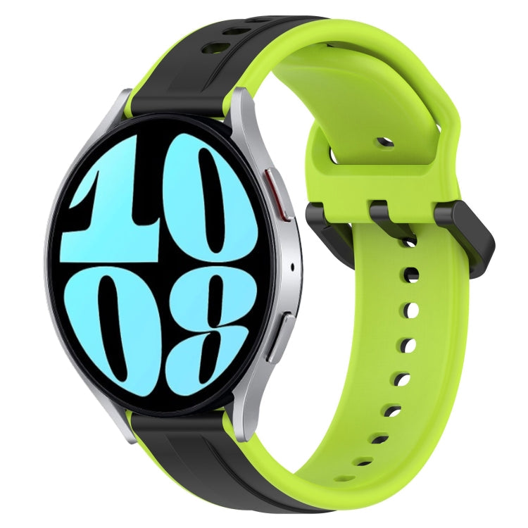 20mm Convex Loop Two-Color Silicone Watch Band, Series 6-Reluova