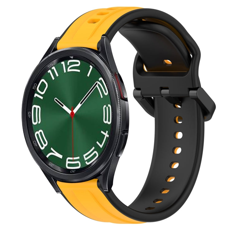 20mm Convex Loop Two-Color Silicone Watch Band, Series 2-Reluova