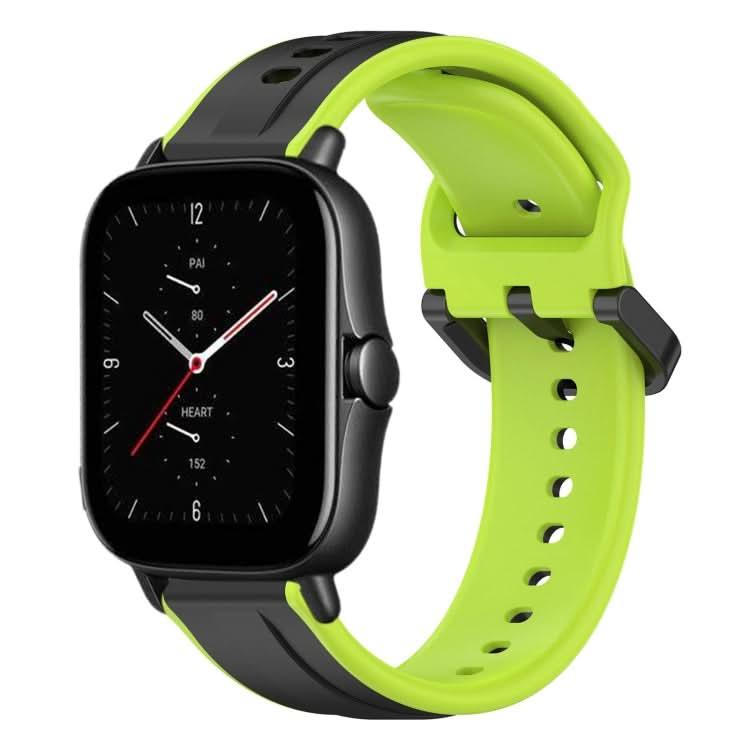 20mm Convex Loop Two-Color Silicone Watch Band, Series 5-Reluova