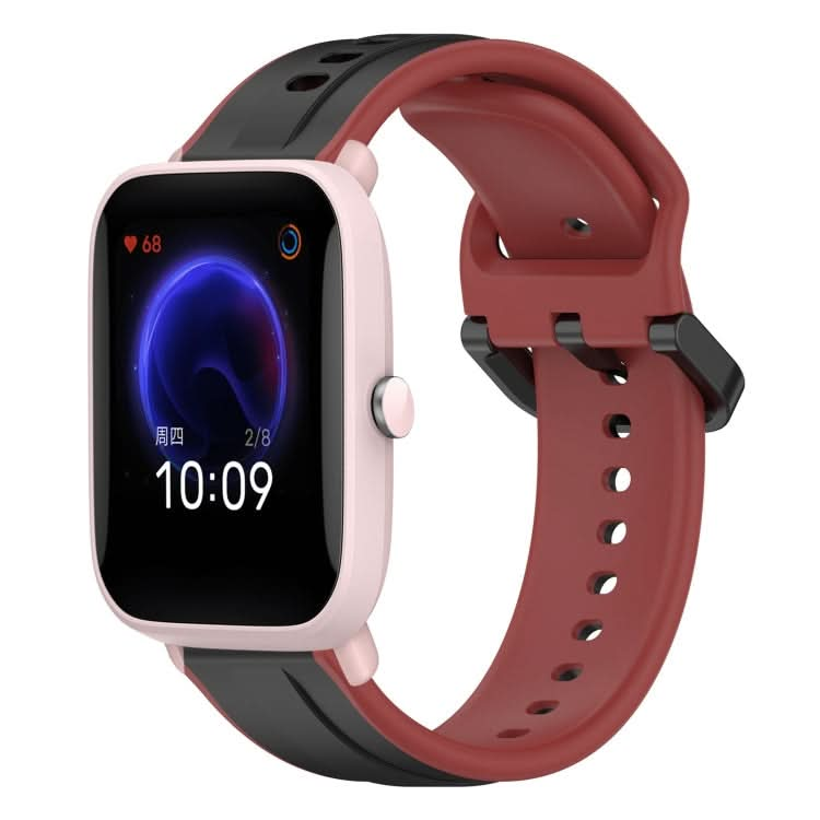 20mm Convex Loop Two-Color Silicone Watch Band, Series 5