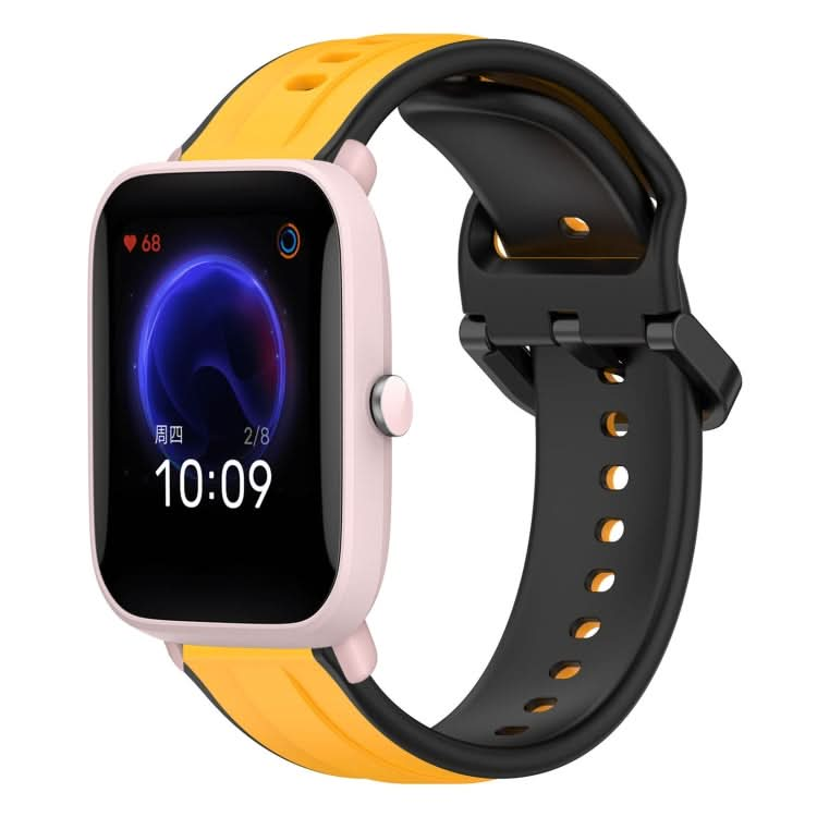 20mm Convex Loop Two-Color Silicone Watch Band, Series 5