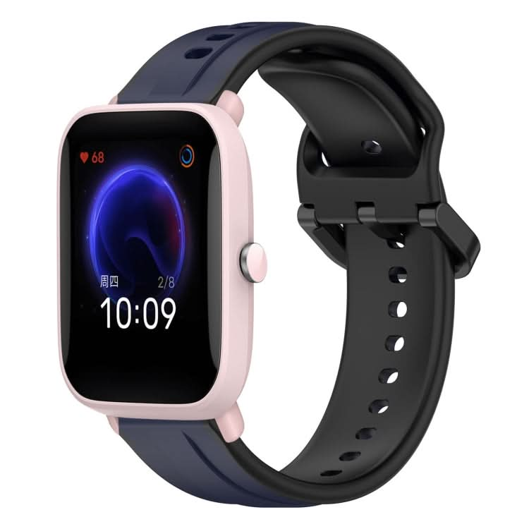 20mm Convex Loop Two-Color Silicone Watch Band, Series 5