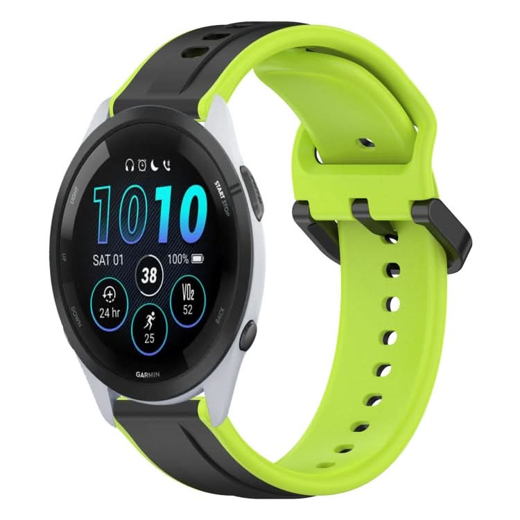 22mm Convex Loop Two-Color Silicone Watch Band, Series 3