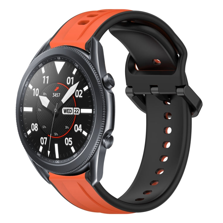 22mm Convex Loop Two-Color Silicone Watch Band, Series 1-Reluova