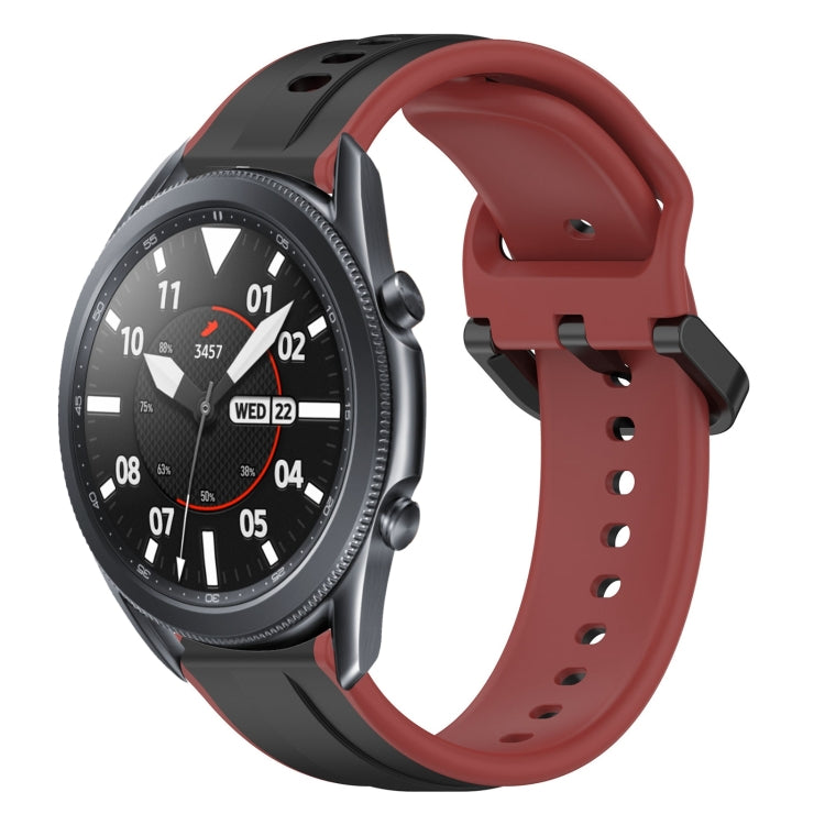 22mm Convex Loop Two-Color Silicone Watch Band, Series 1-Reluova