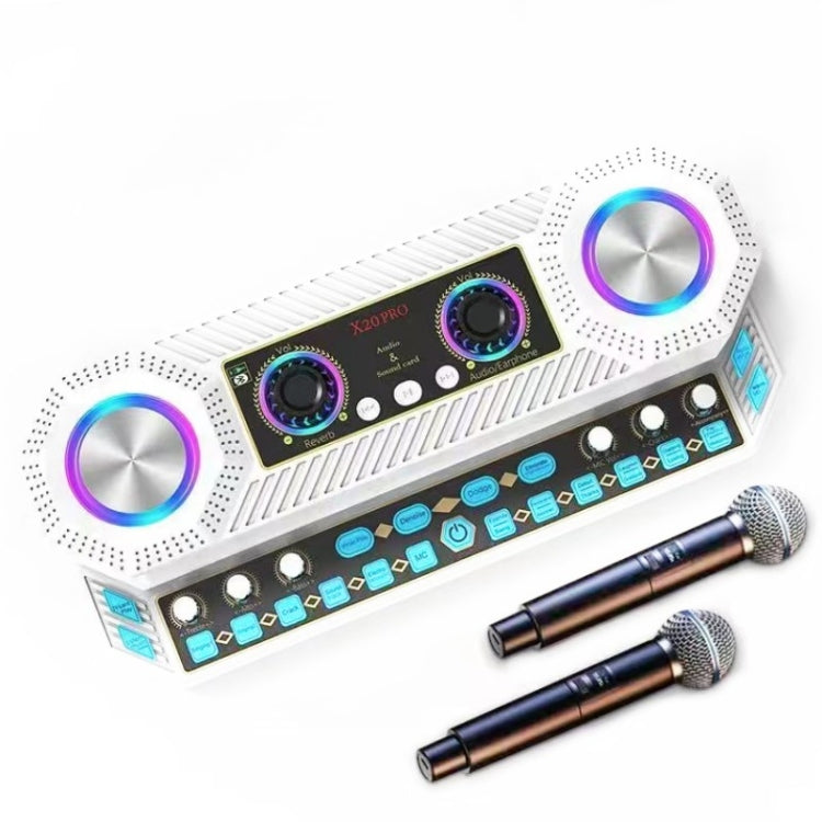 X20 Multifunction Singing Sound Card Audio Machine Square Dance Karaoke Wireless Bluetooth Speaker