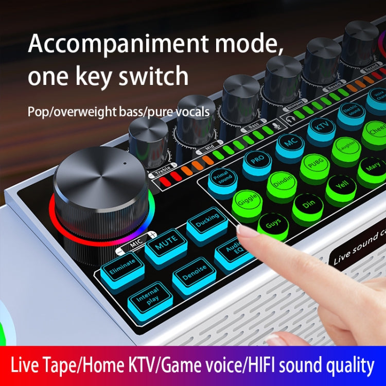 SY6 Home Live Broadcast Sound Card Multifunctional Wireless Bluetooth Speakers Portable All-in-one Machine Equipment