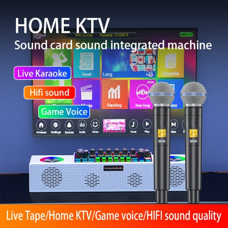 SY6 Home Live Broadcast Sound Card Multifunctional Wireless Bluetooth Speakers Portable All-in-one Machine Equipment