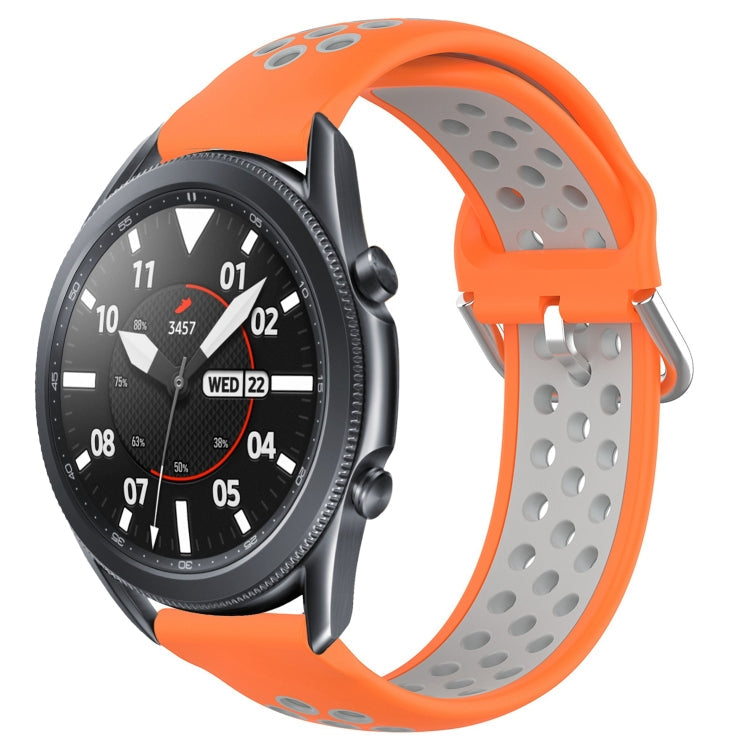 22mm Perforated Breathable Sports Silicone Watch Band, Series 1-Reluova