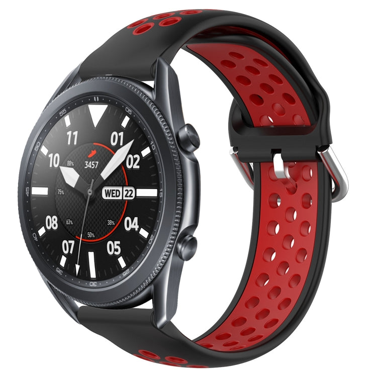 22mm Perforated Breathable Sports Silicone Watch Band, Series 1-Reluova