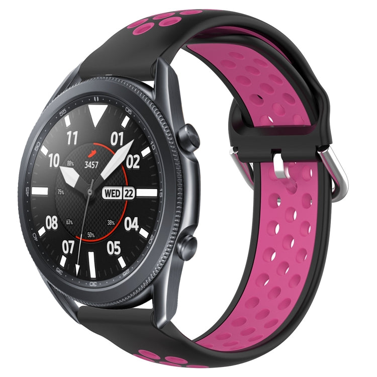 22mm Perforated Breathable Sports Silicone Watch Band, Series 1-Reluova