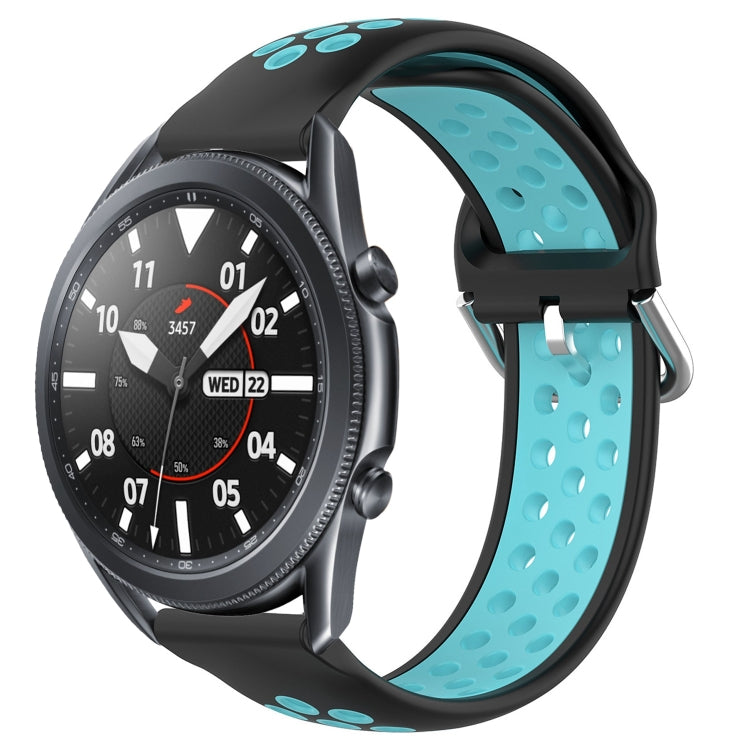 22mm Perforated Breathable Sports Silicone Watch Band, Series 1-Reluova