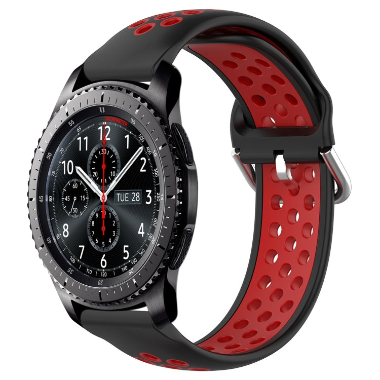 22mm Perforated Breathable Sports Silicone Watch Band, Series 2-Reluova