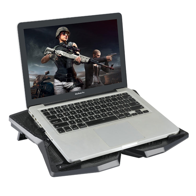 S400 Four Cooling Fans Foldable Adjustable Gaming Laptop Desktop Holder My Store