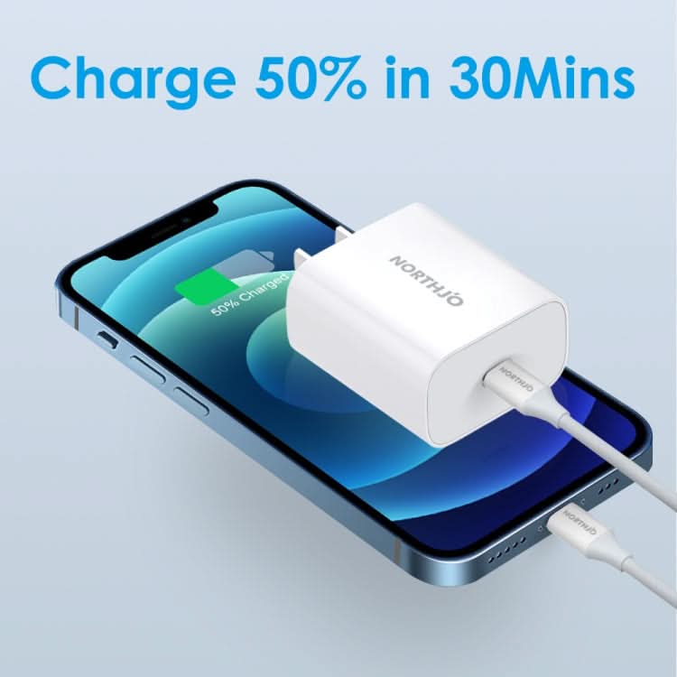 NORTHJO NOPD2000 PD 20W USB-C / Type-C Single Port Fast Wall Charger