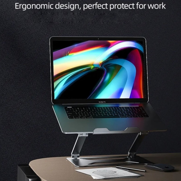 Boneruy P18 Ergonomic Desk Aluminum Holder for 14-17.3 Inch Laptops