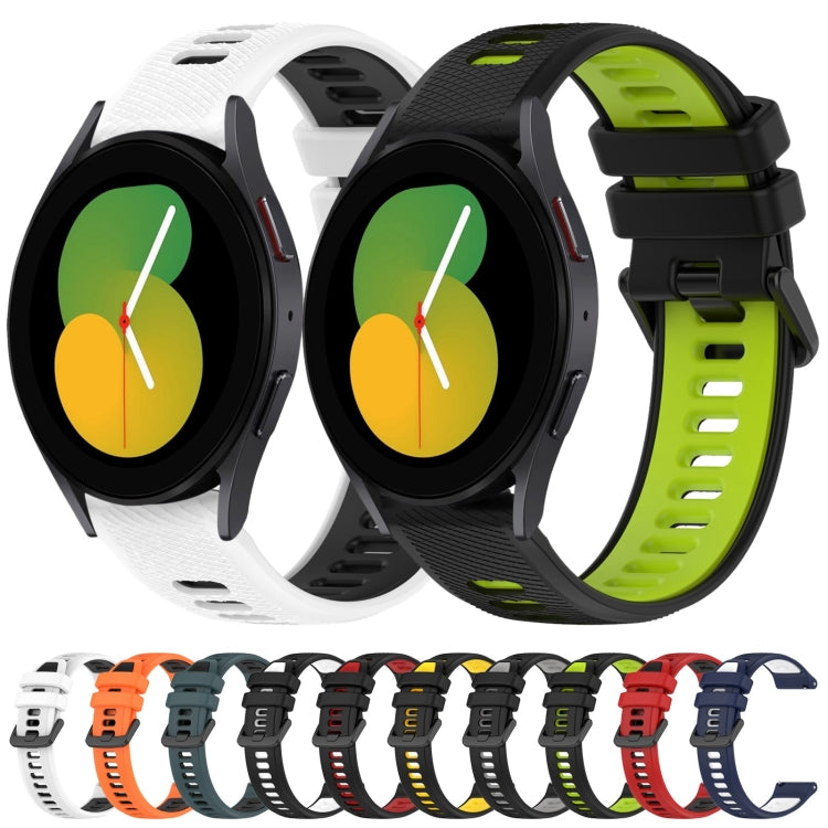 20mm Sports Two-Color Silicone Watch Band, Series 5