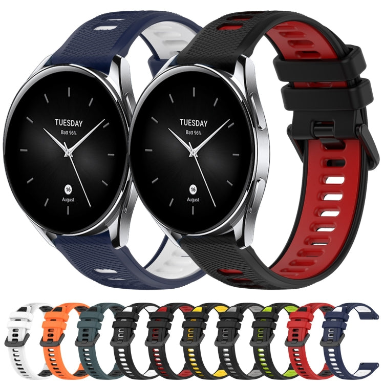 22mm Sports Two-Color Silicone Watch Band, Series 1-Reluova