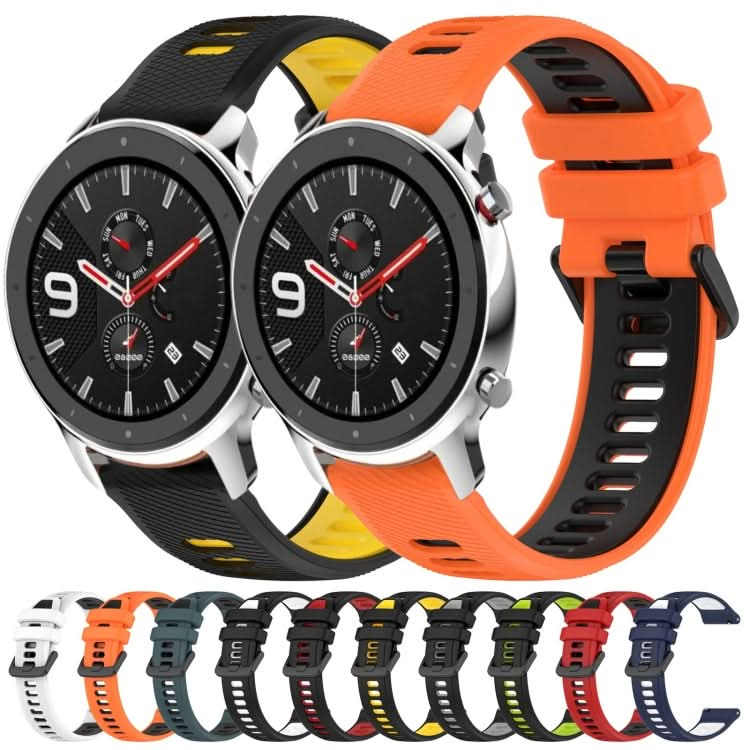 22MM Sports Two-Color Silicone Watch Band, Series 1-Reluova