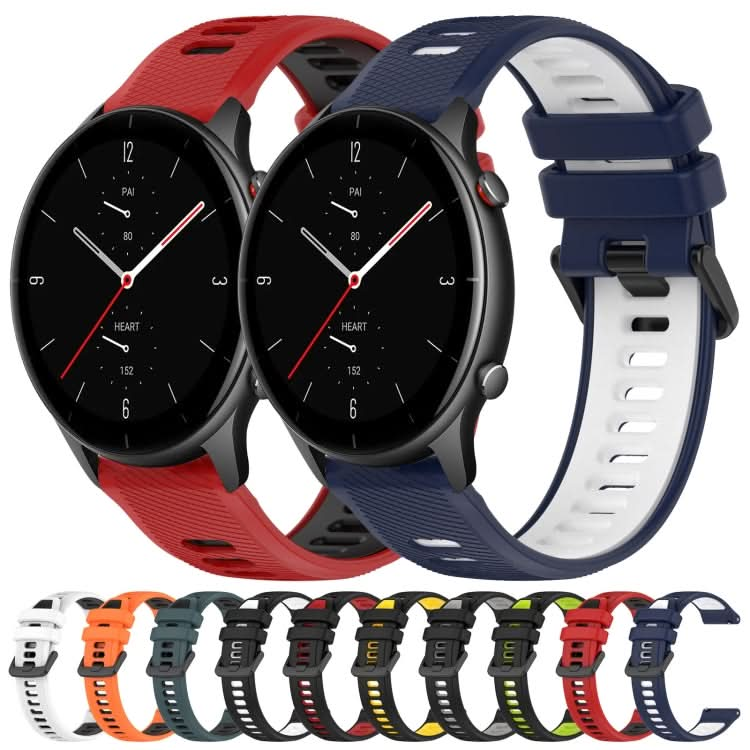 22MM Sports Two-Color Silicone Watch Band, Series 2-Reluova