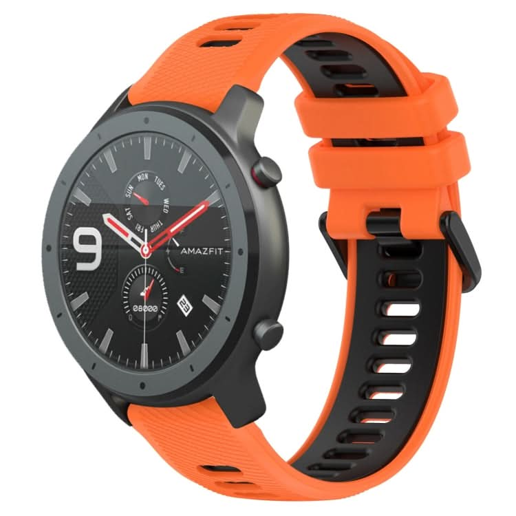 22MM Sports Two-Color Silicone Watch Band, Series 2