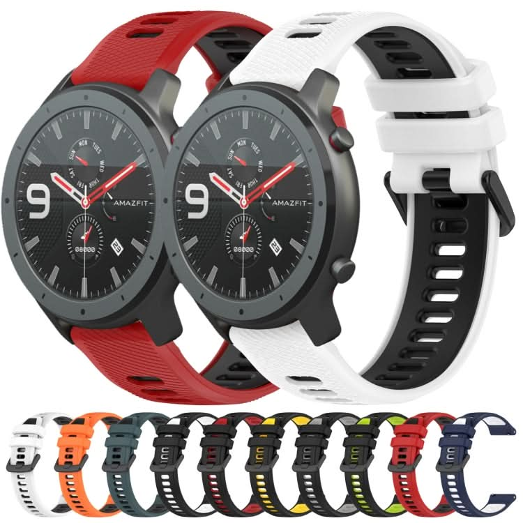 22MM Sports Two-Color Silicone Watch Band, Series 2-Reluova