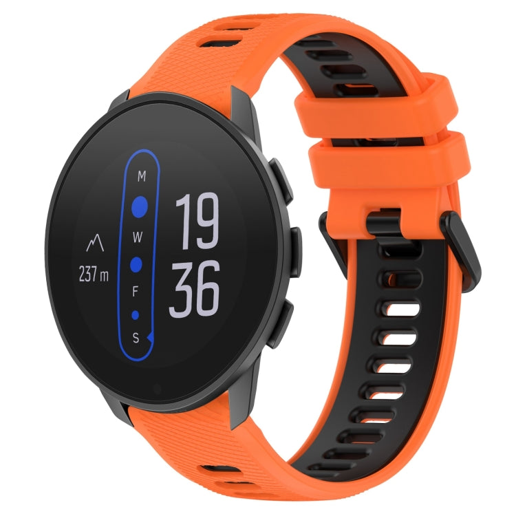 22mm Sports Two-Color Silicone Watch Band