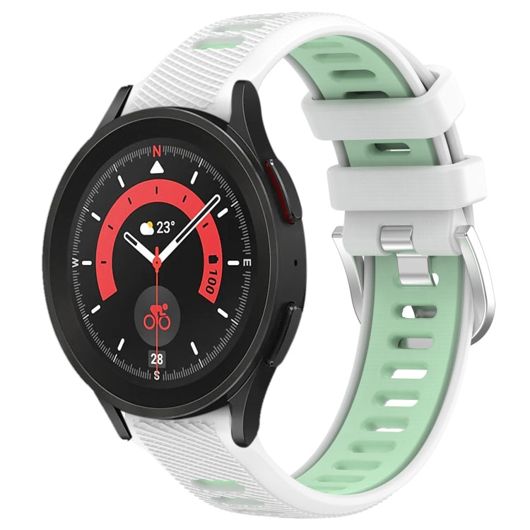 20mm Sports Two-Color Steel Buckle Silicone Watch Band, Series 1-Reluova