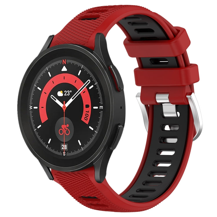 20mm Sports Two-Color Steel Buckle Silicone Watch Band, Series 1-Reluova