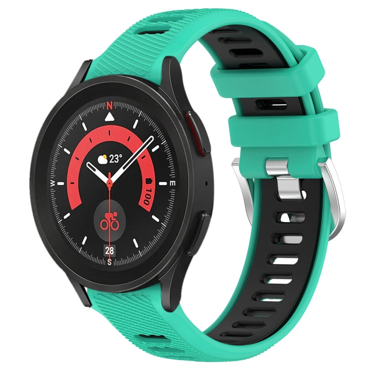 20mm Sports Two-Color Steel Buckle Silicone Watch Band, Series 1-Reluova