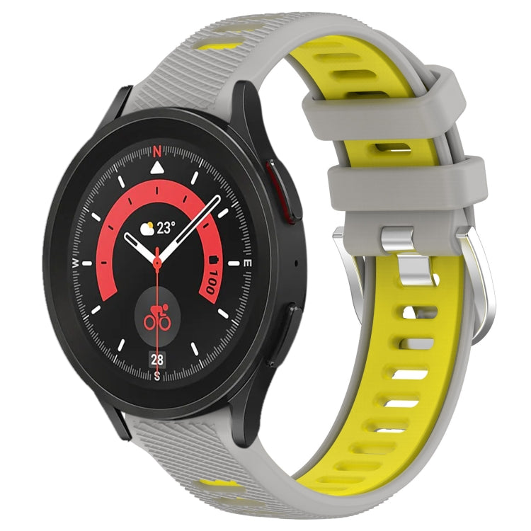 20mm Sports Two-Color Steel Buckle Silicone Watch Band, Series 1-Reluova