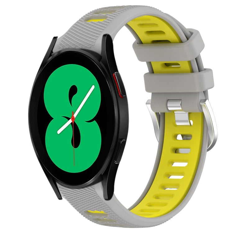 20mm Sports Two-Color Steel Buckle Silicone Watch Band, Series 2-Reluova