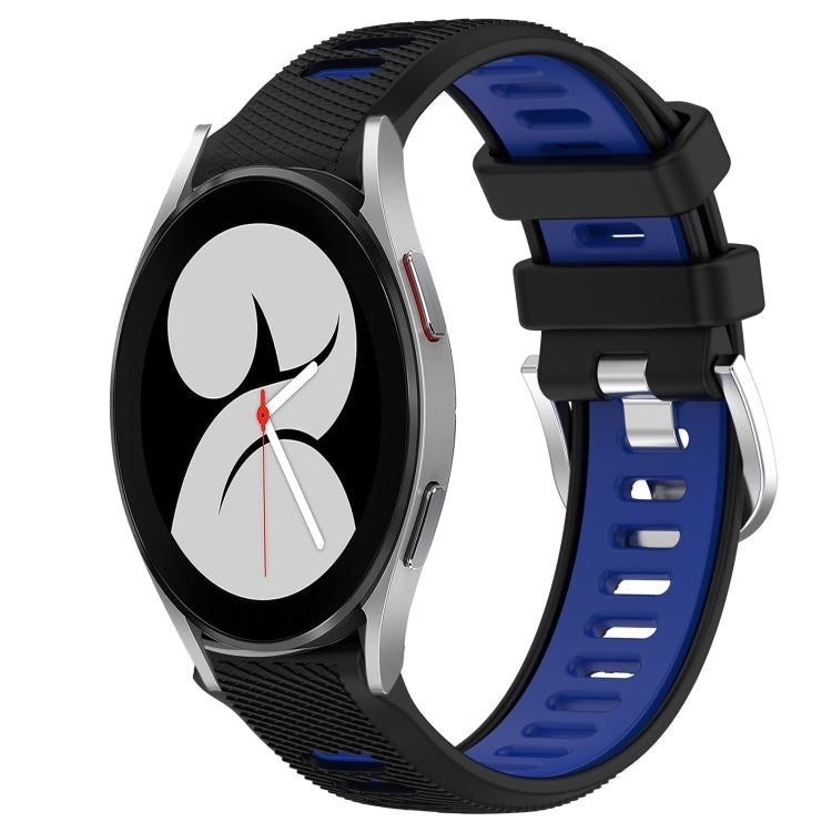 20mm Sports Two-Color Steel Buckle Silicone Watch Band, Series 4-Reluova