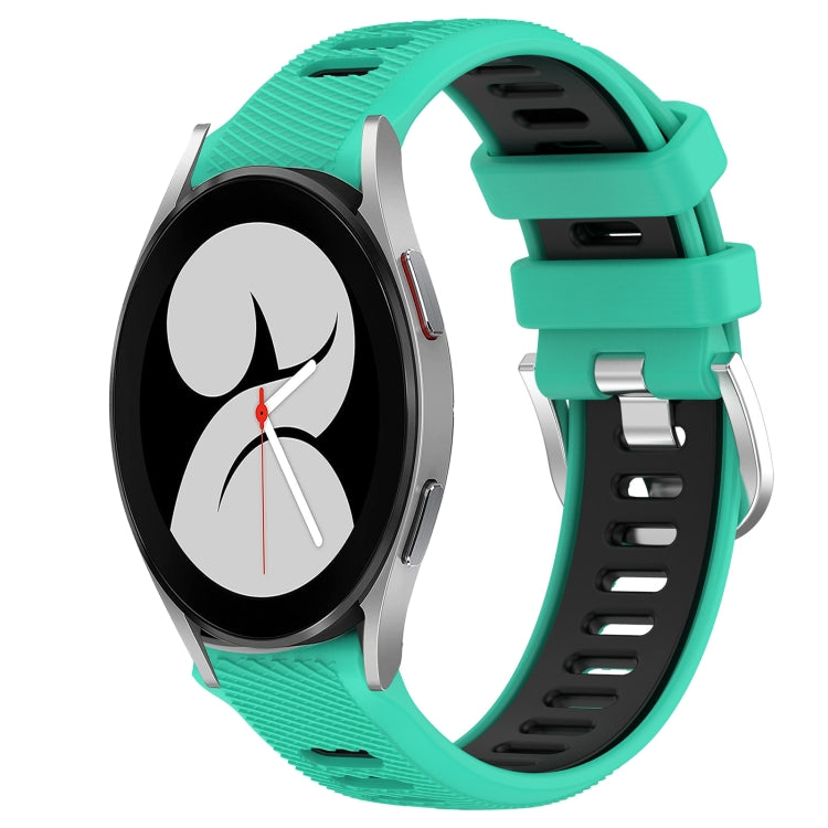 20mm Sports Two-Color Steel Buckle Silicone Watch Band, Series 4-Reluova