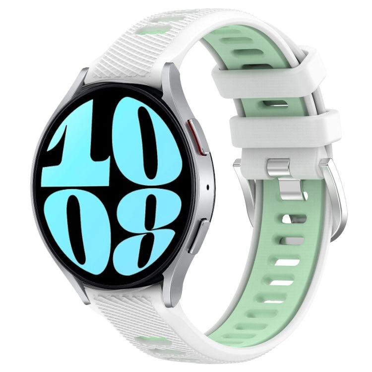 20mm Sports Two-Color Steel Buckle Silicone Watch Band, Series 5-Reluova