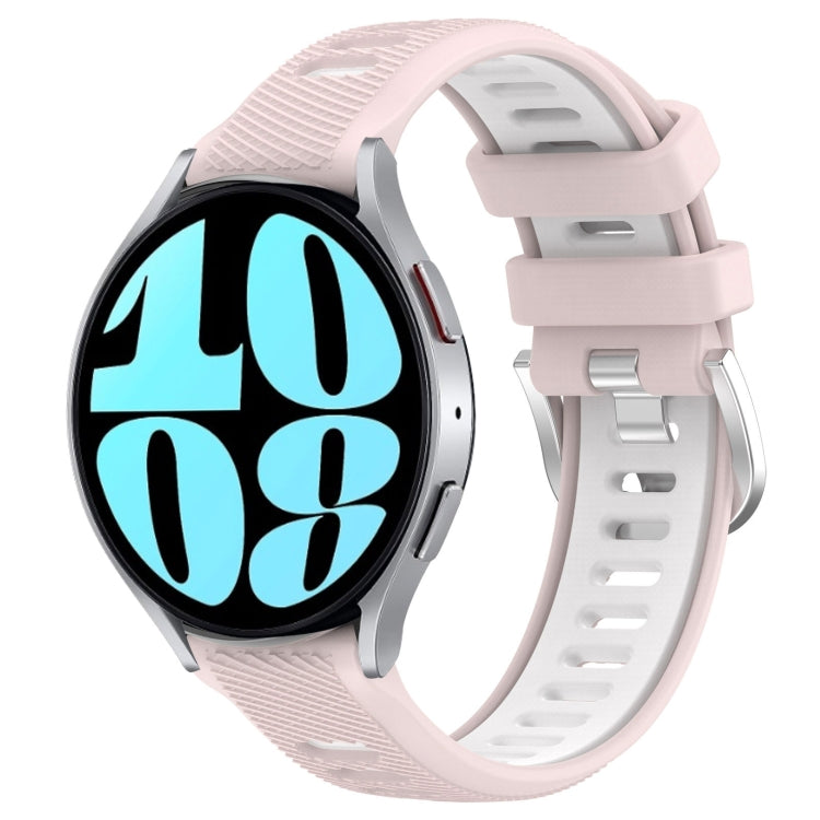 20mm Sports Two-Color Steel Buckle Silicone Watch Band, Series 5-Reluova