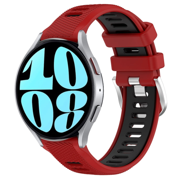 20mm Sports Two-Color Steel Buckle Silicone Watch Band, Series 5-Reluova